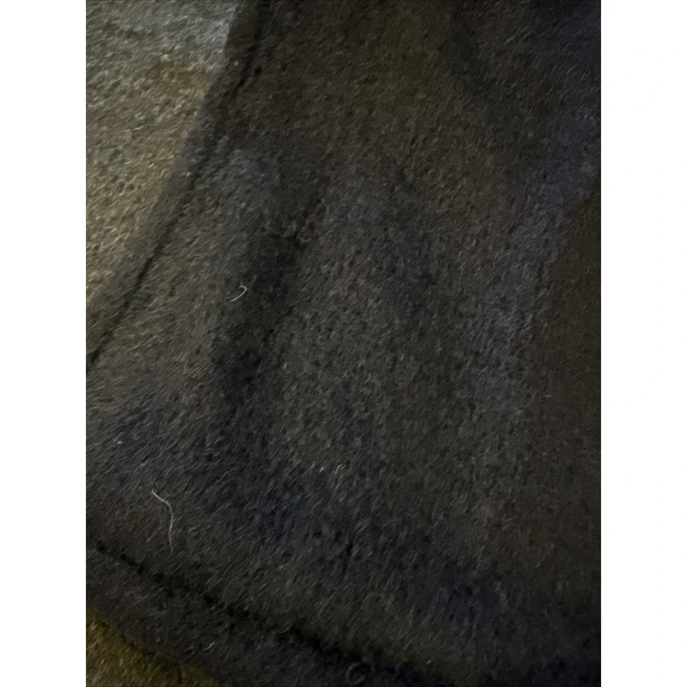 Vintage Horsehair Buggy Carriage Lap Blanket Green/Black Approx 60